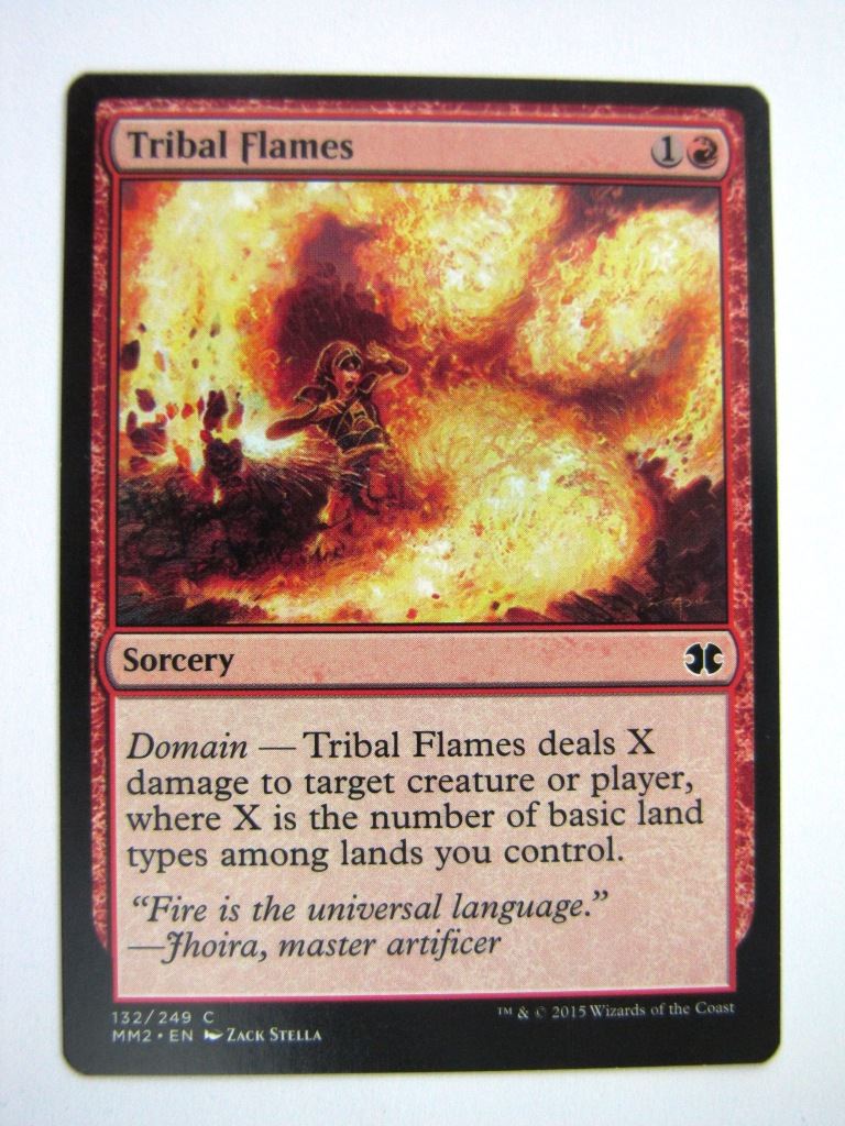MTG Magic Cards: TRIBAL FLAMES # 5J73