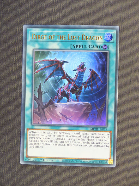 Dirge of the Lost Dragon MP20 Ultra Rare - 1st ed - Yugioh Cards #5J0