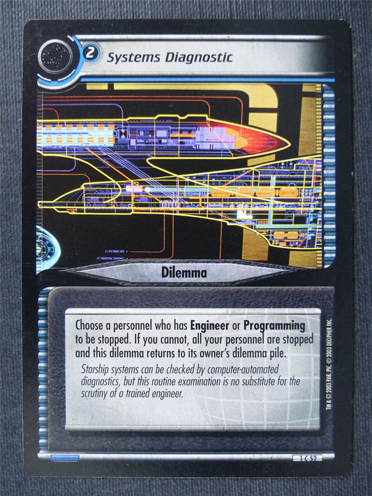 System Diagnostic - Star Trek Cards #V7
