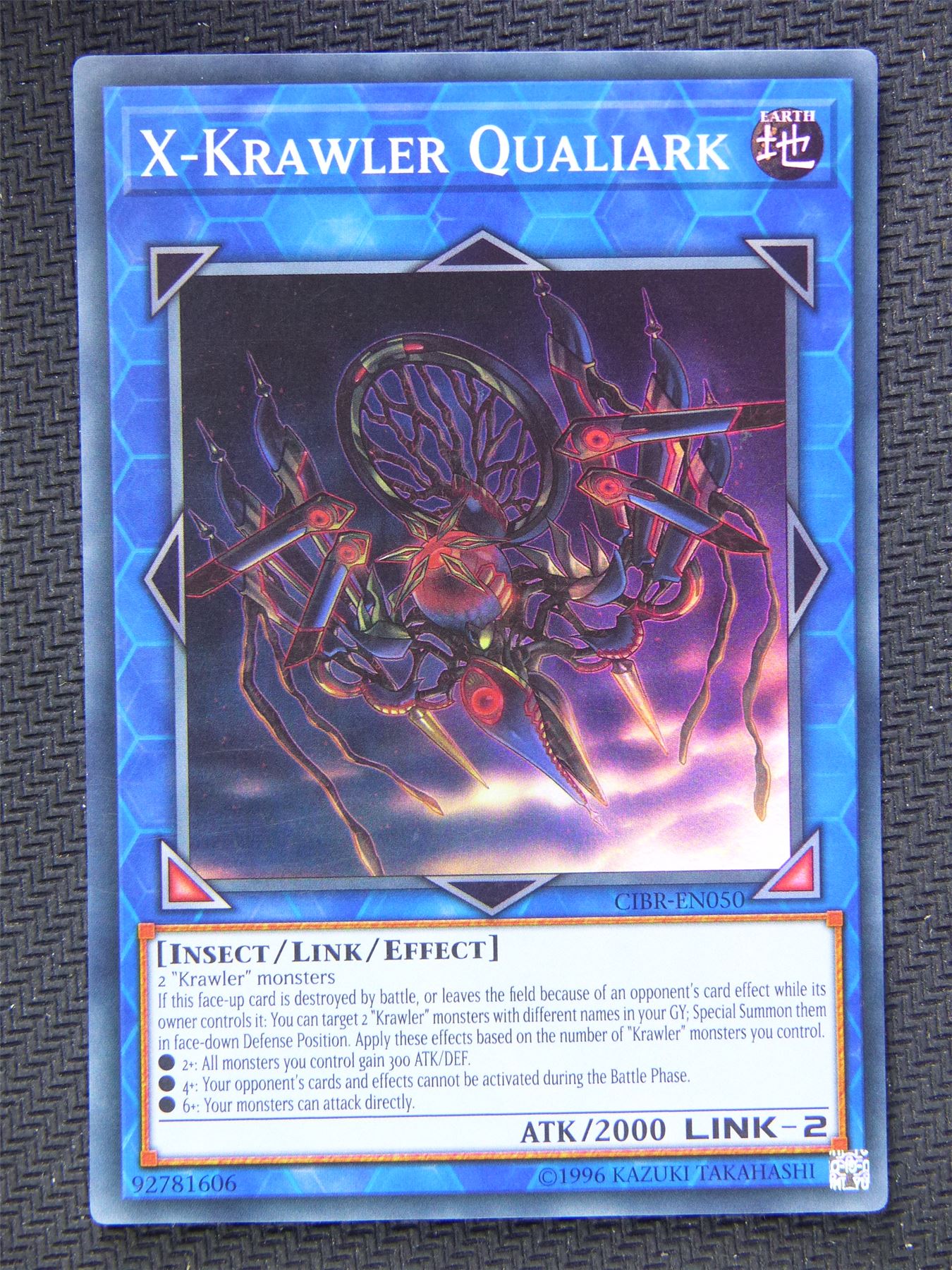 X Krawler Qualiark CIBR - Super Rare - Yugioh Card #61Q