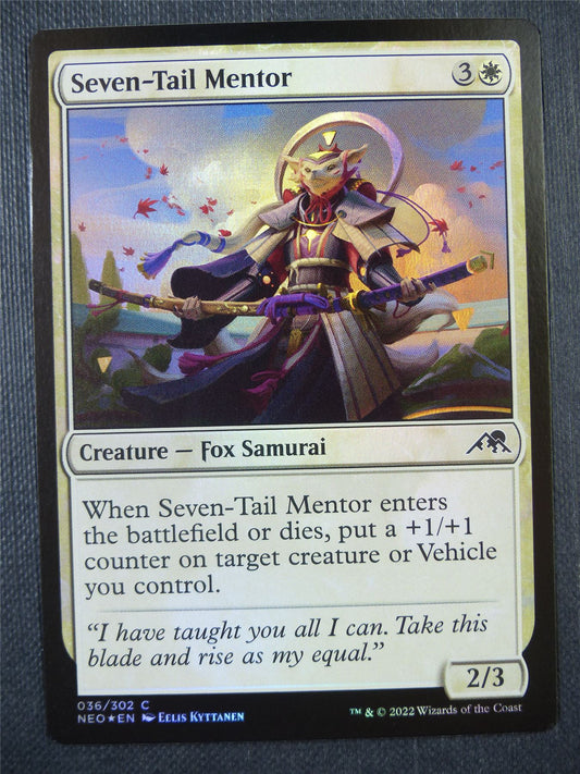 Seven-Tail Mentor Foil - Mtg Card #80C