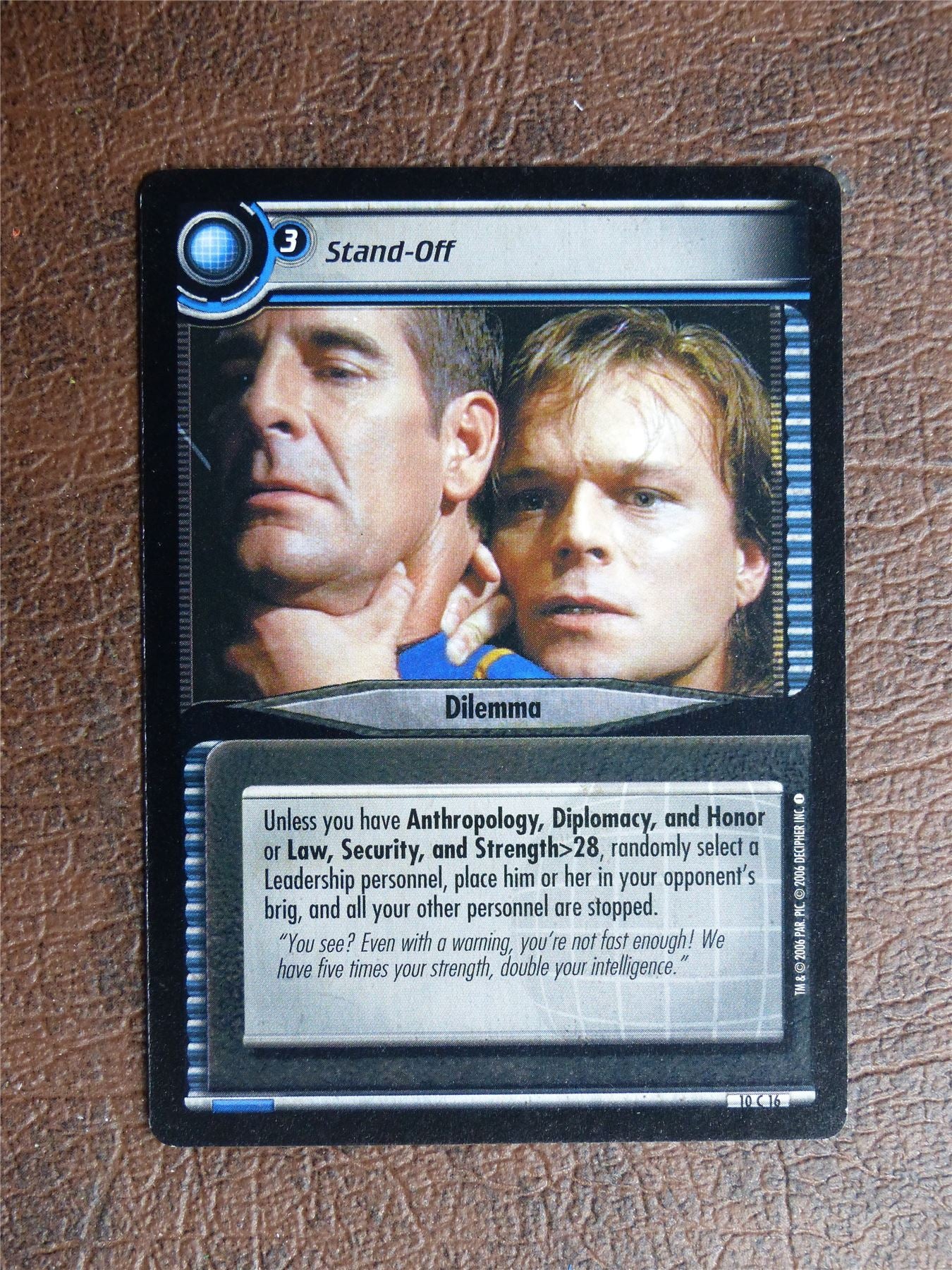 Stand Off - Star Trek CCG TCG Card #VY