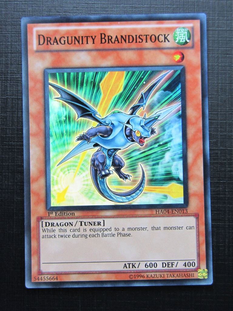 Yugioh Cards: DRAGUNITY BRANDISTOCK HA04 SUPER RARE # 16G7