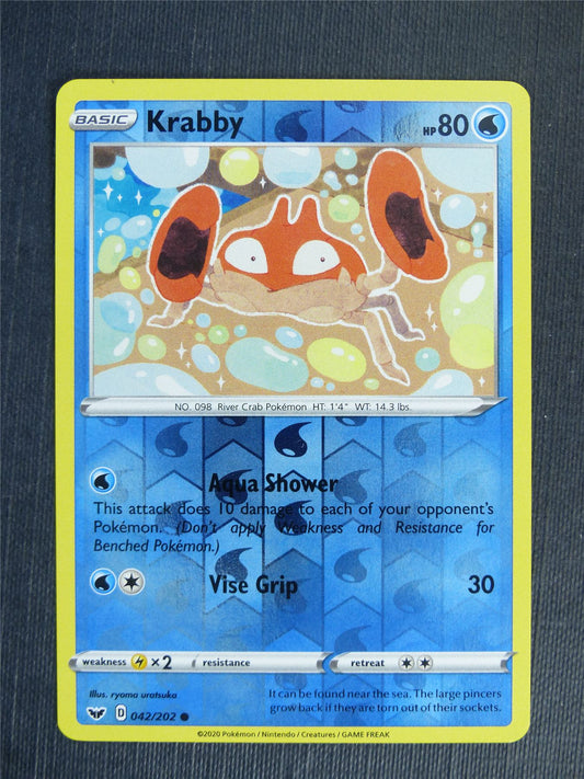 Krabby 042/202 Reverse Holo - Pokemon Cards #2EU