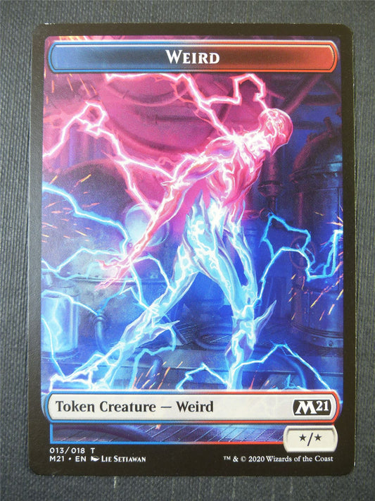 Blue Red Weird Token - Mtg Card #116