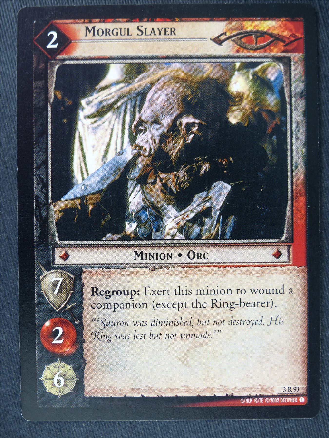 Morgul Slayer 3 R 93 - LotR Cards #MT