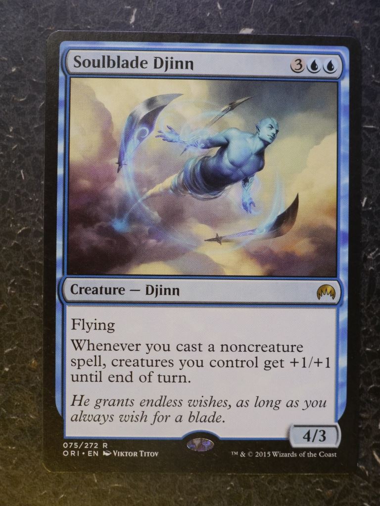 MTG Magic Cards: SOULBLADE DJINN # 6D71