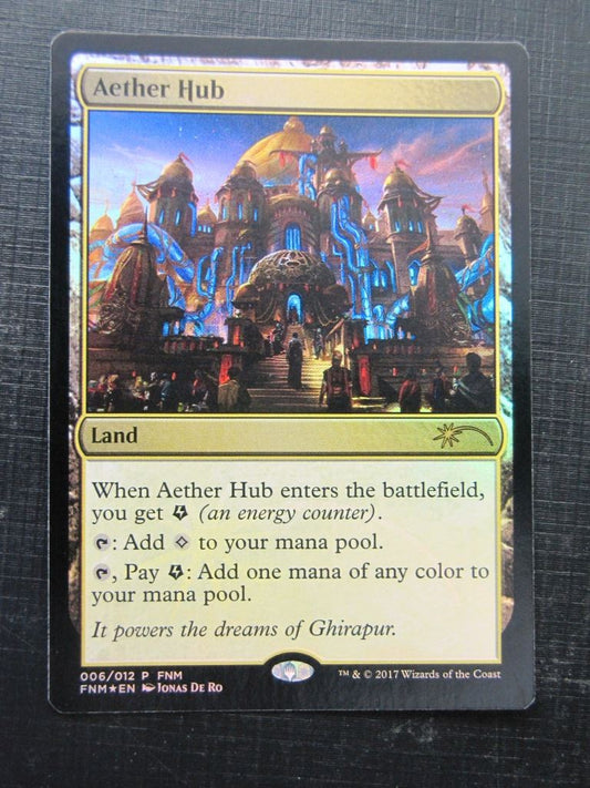 AETHER HUB - FOIL Promo - Mtg Card # 3F68