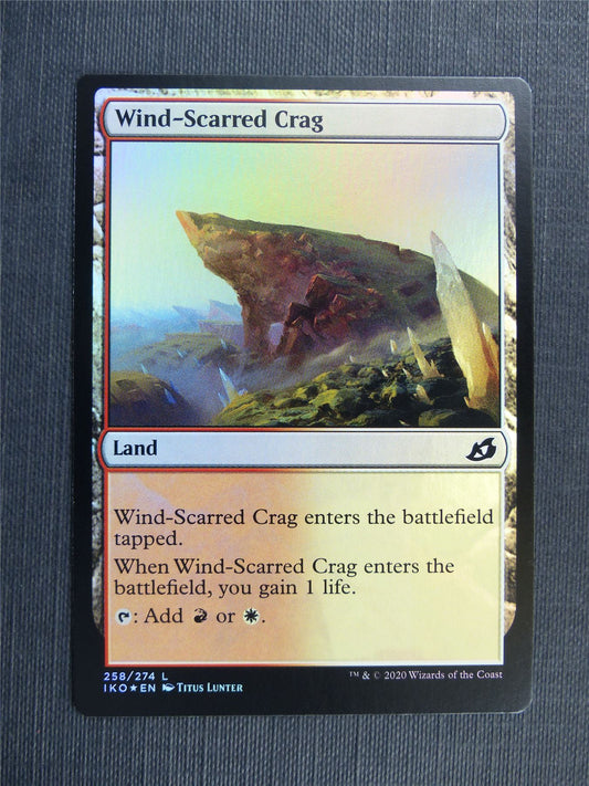 Wind-Scarred Crag Foil - IKO - Mtg Card