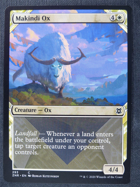 Makindi Ox alt border - Mtg Magic Cards #1UD