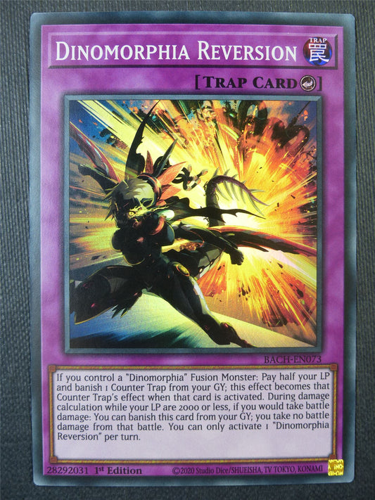 Dinomorphia Reversion BACH Super Rare - 1st ed Yguoh Card #73Q
