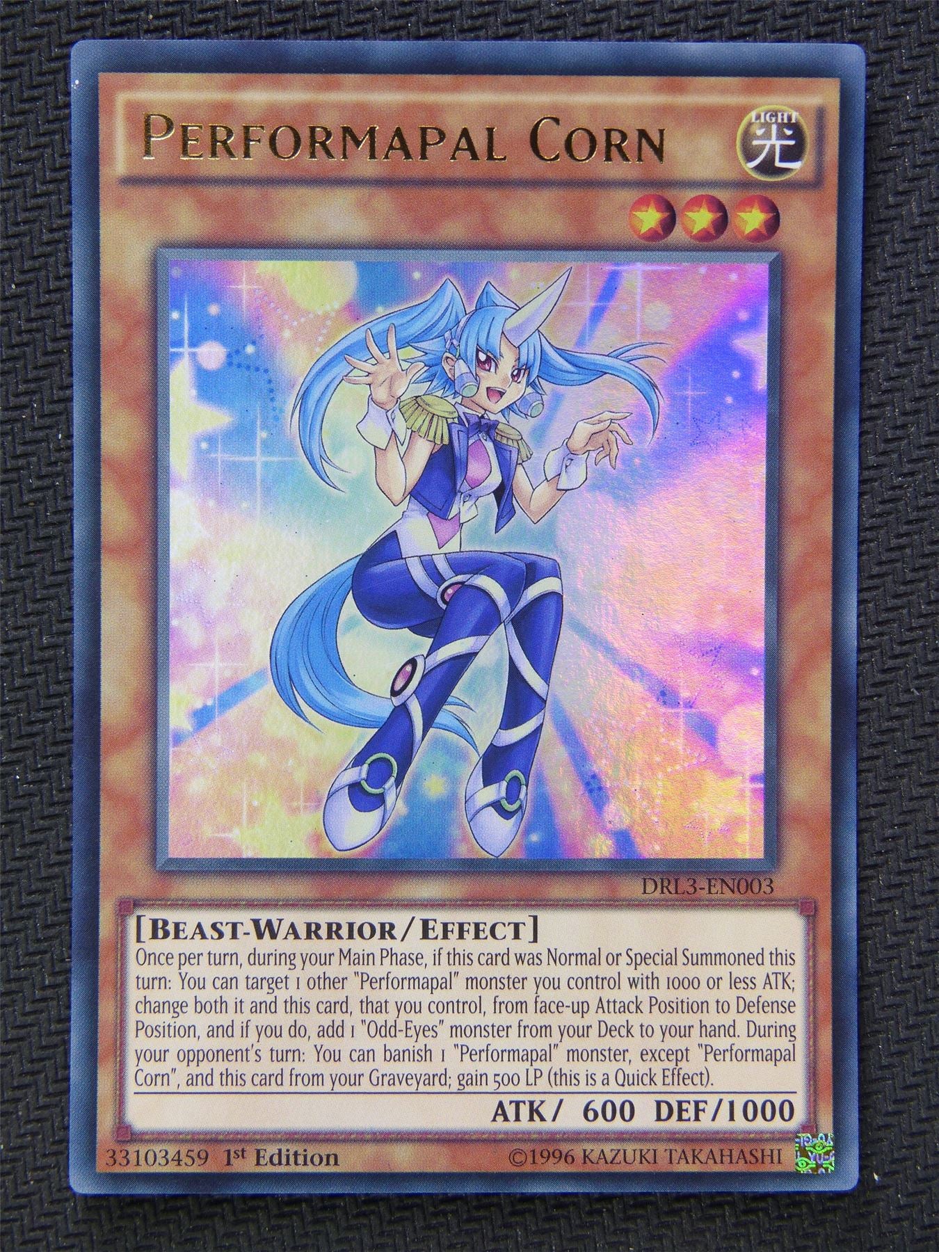 Performapal Corn DRL3 - Ultra Rare - Yugioh Card #64Z