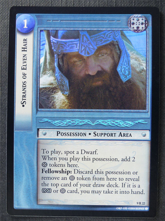 Strands of Elven Hair 9 R 22 Foil - LotR Card #3E8