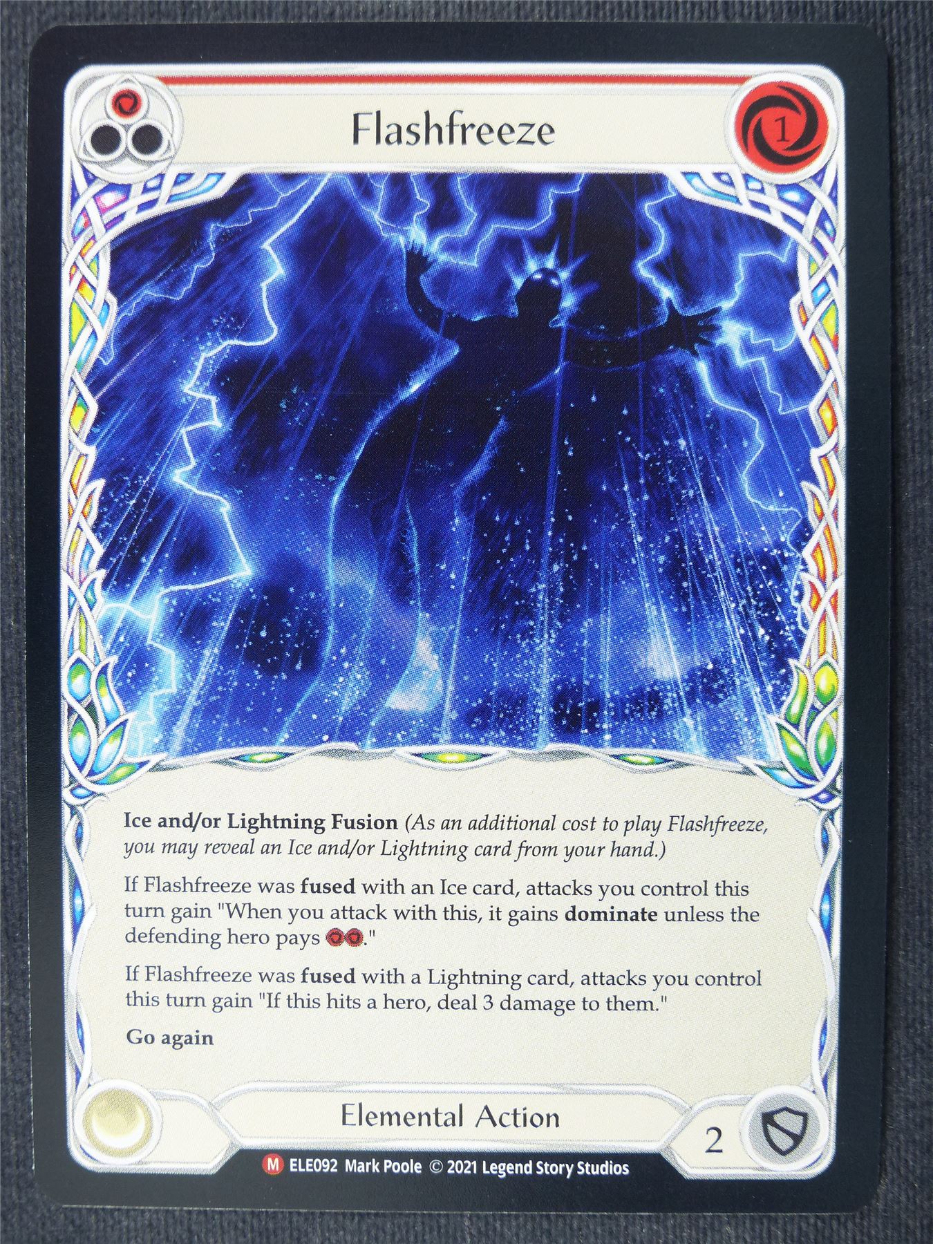 Flashfreeze M Red - 1st Ed Tales of Aria - Flesh and Blood