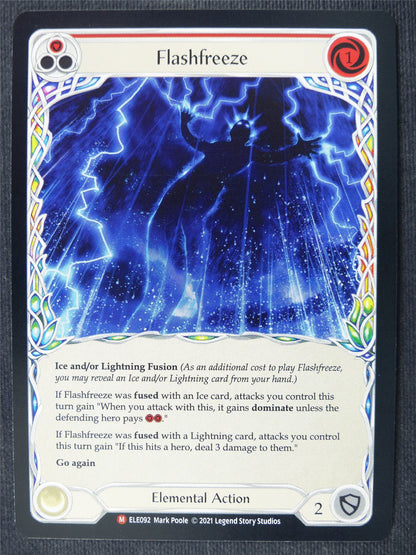 Flashfreeze M Red - 1st Ed Tales of Aria - Flesh and Blood