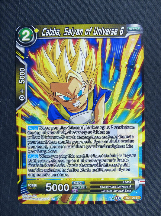 Cabba Saiyan of Universe 6 - Dragon Ball Super Cards #45H