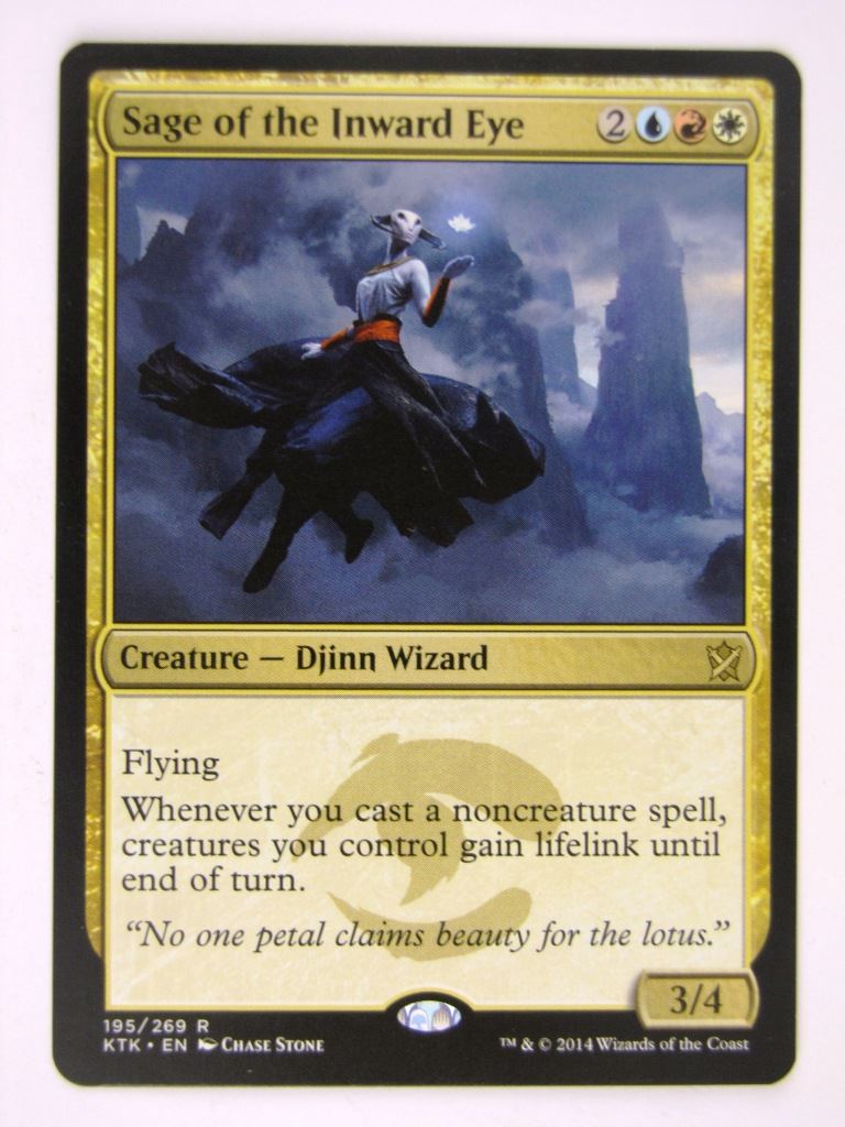 MTG Magic Cards: SAGE OF THE INWARD EYE played # 17C95