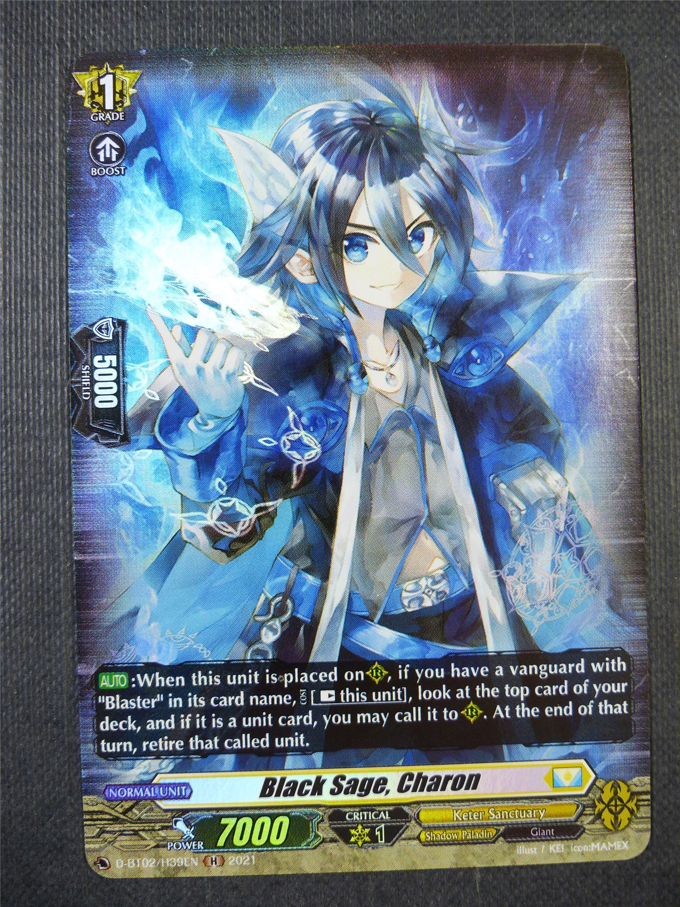 Black Sage Charon D-BT02 H - Vanguard Card #6YZ