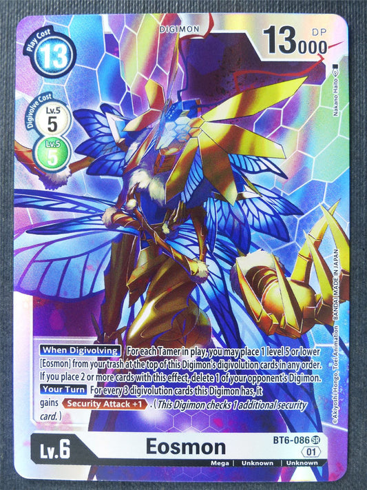 Eosmon BT6-086 SR - Digimon Card #264