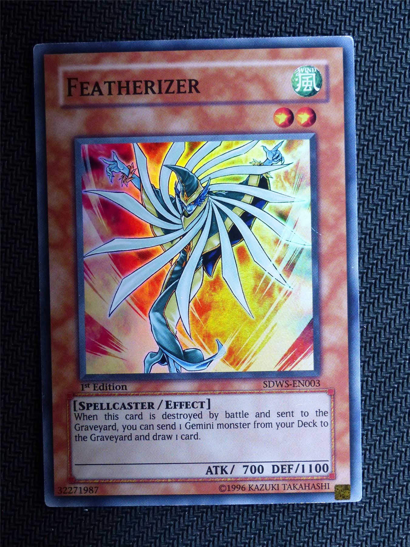 Featherizer - SDWS - Super Rare - Yugioh Card # 1G60