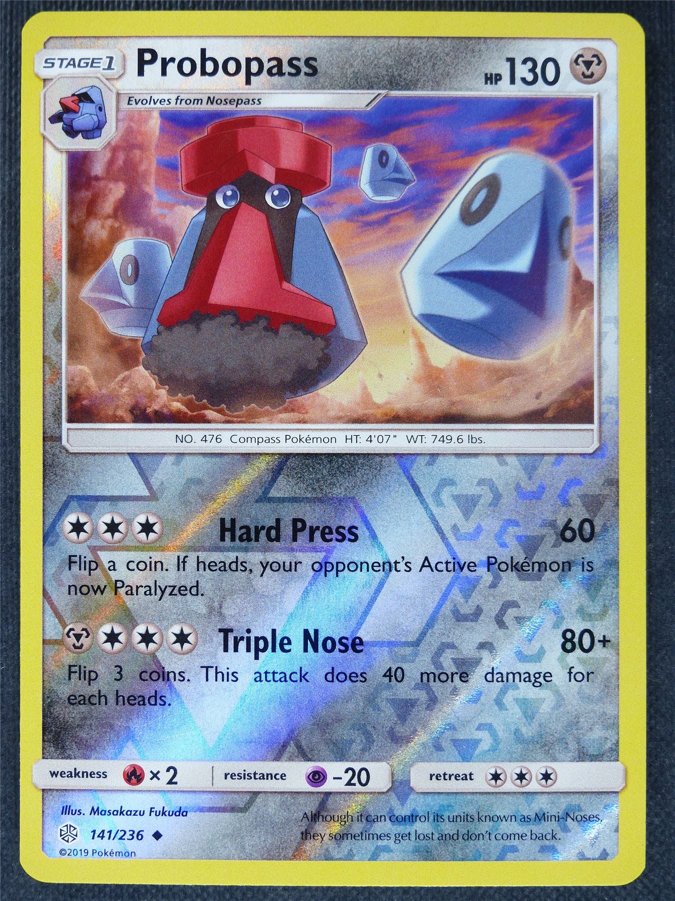 Probopass 141/236 Reverse Holo - Pokemon Cards #B4