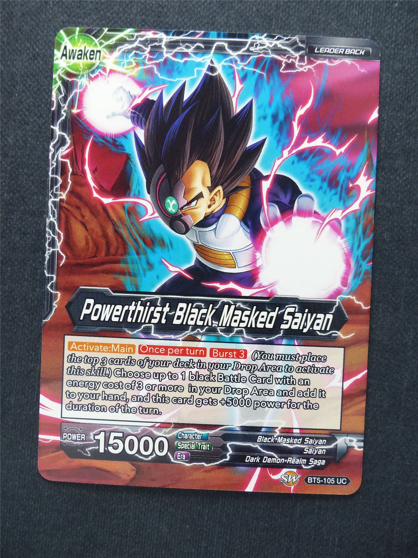 Powerthirst Black Masked Saiyan - Dragon Ball Super Cards #13D