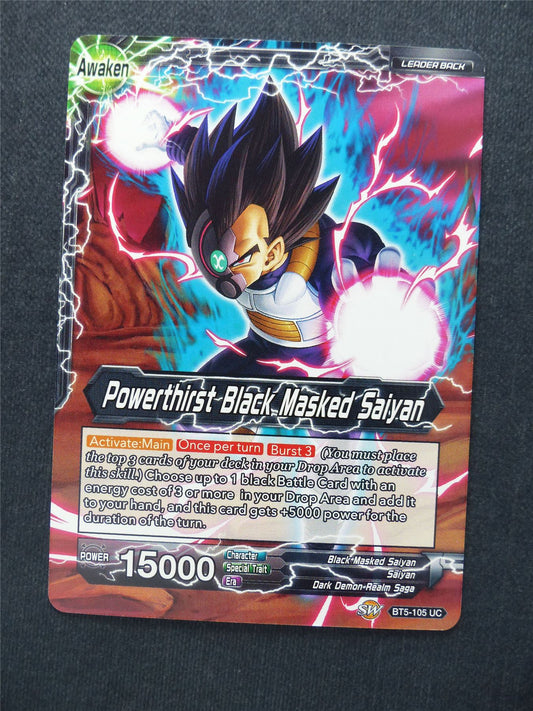 Powerthirst Black Masked Saiyan - Dragon Ball Super Cards #13D