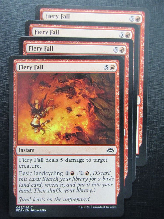 MTG Magic Cards: FIERY FALL x4 # 26A32