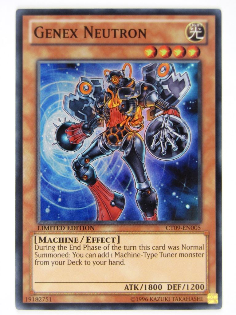 Yugioh Cards: GENEX NEUTRON CT09 SUPER RARE # 22A92