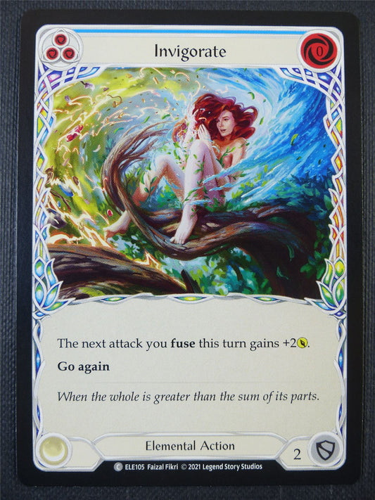 Invigorate - Blue - Tales of Aria 1st ed - Flesh and Blood Card #64A