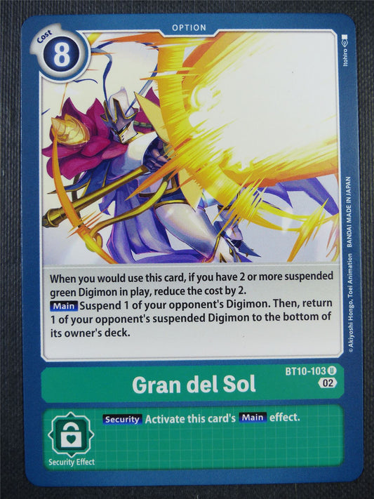 Gran Del Sol BT10-103 U - Xros Encounter - Digimon Card #984