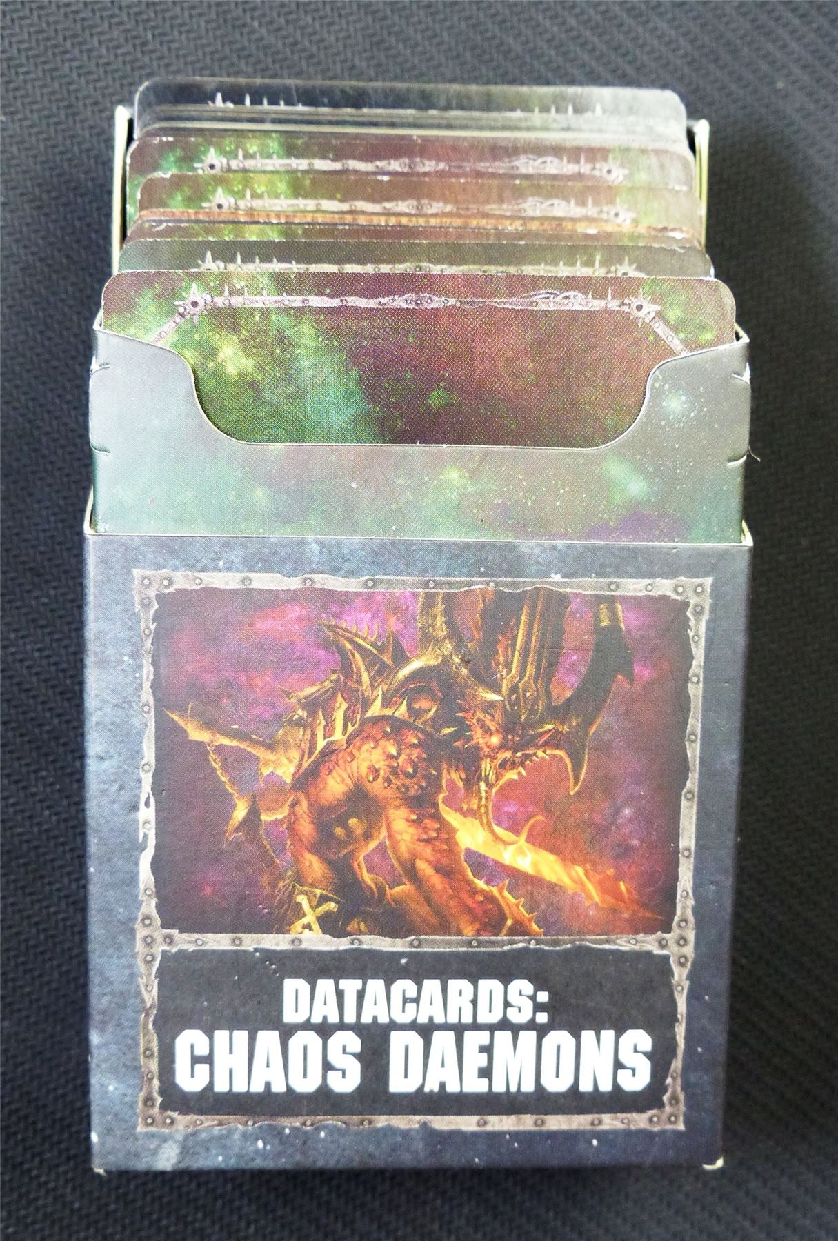 Datacards Chaos Daemons Warhammer #5LE