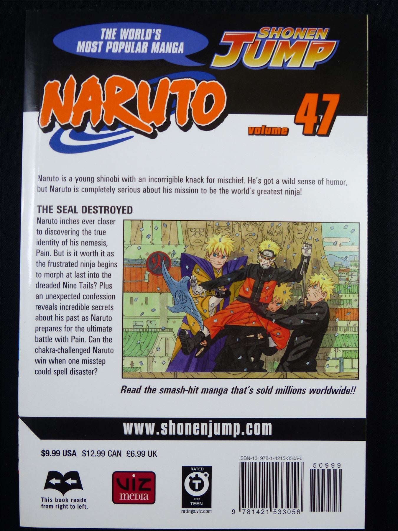 NARUTO Volume 47 - Shonen Jump Viz Manga #3HD