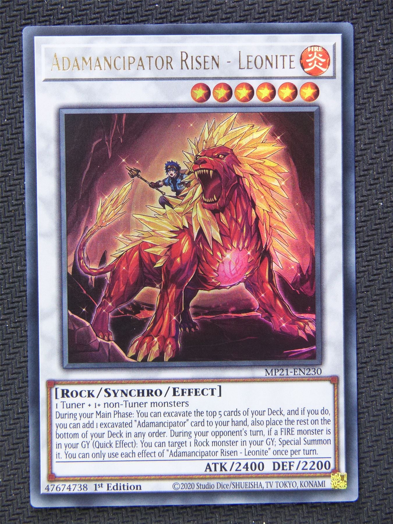 Adamancipator Risen Leonite MP21 - Ultra Rare - Yugioh Card #642