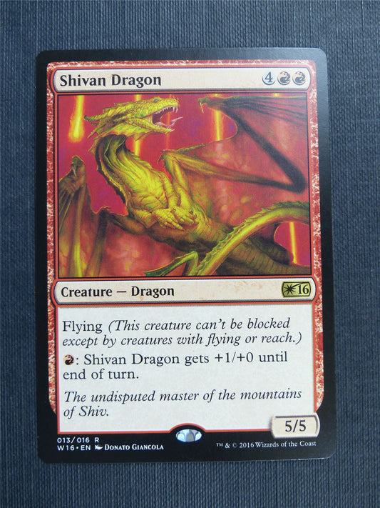 Shivan Dragon - Mtg Magic Cards #49E