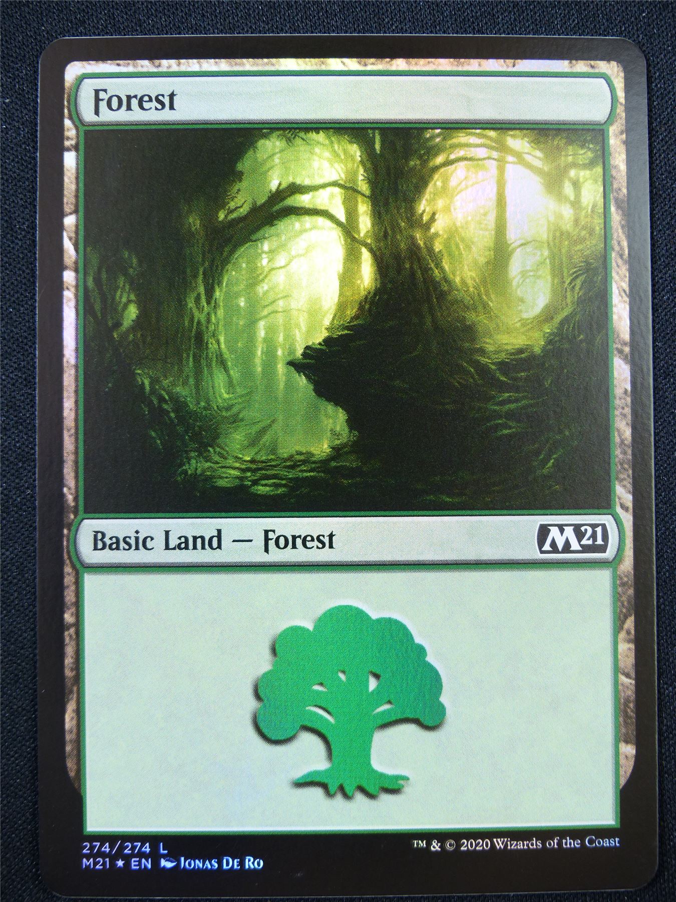Forest 274/274 Foil - Mtg Card #23B