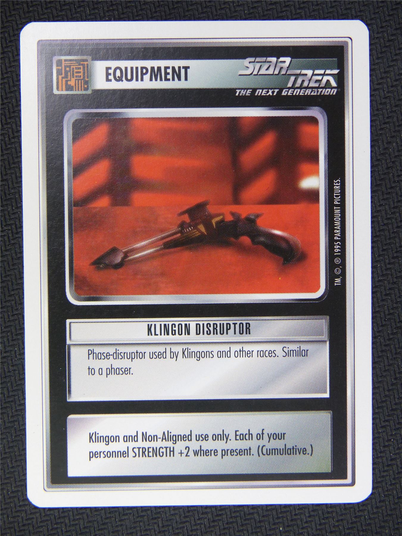 Equipment Klingon Disruptor - Star Trek Next Gen Card #4R8