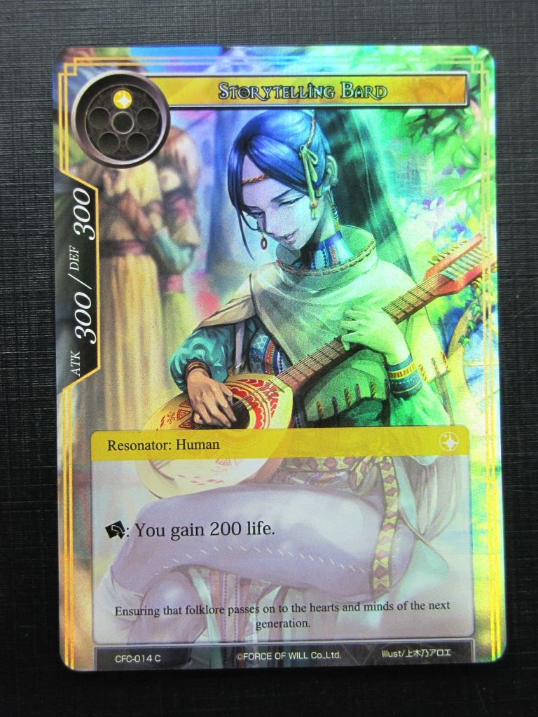 Force of Will Cards: STORYTELLING BARD FOIL # 18G78