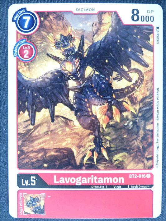 Lavogaritamon BT2-016 C - Digimon Cards #19