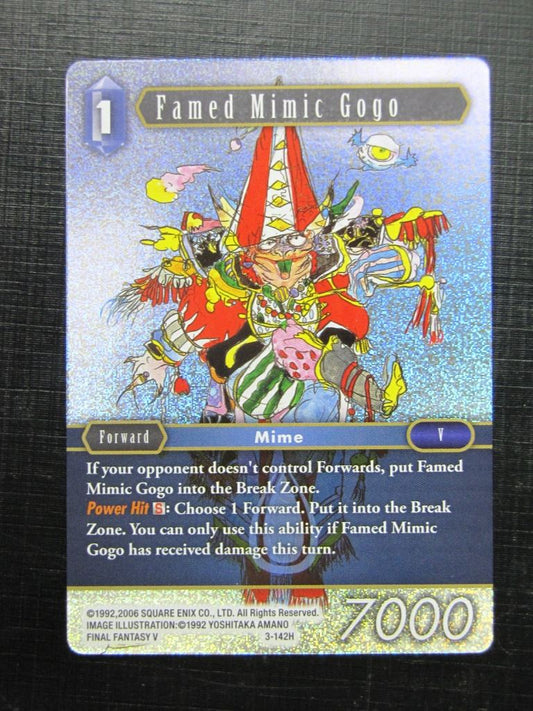 FAMED MIMIC GOGO 3-142H FOIL - Final Fantasy Card # J14