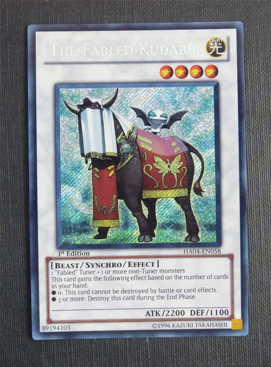 The Fabled Kudabbi HA04 1st Ed - Secret Rare - Yugioh Card #7FS