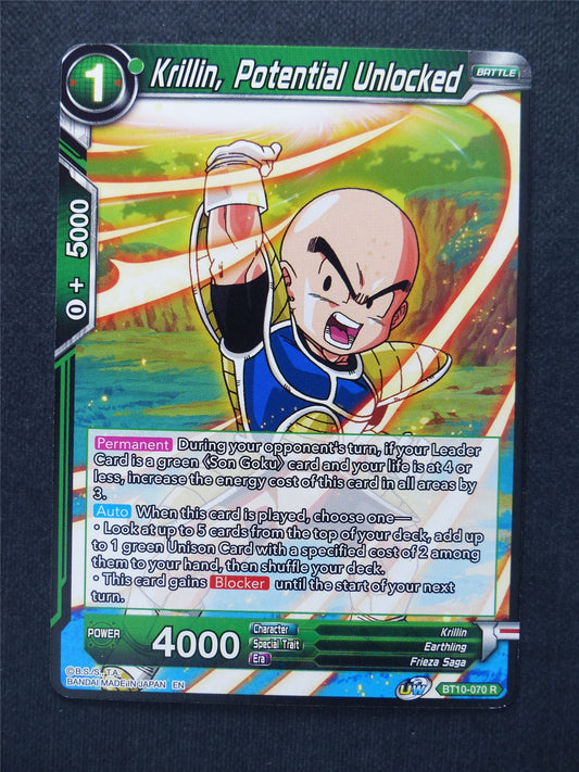 Krillin Potential Unlocked - Dragon Ball Super Cards #3V
