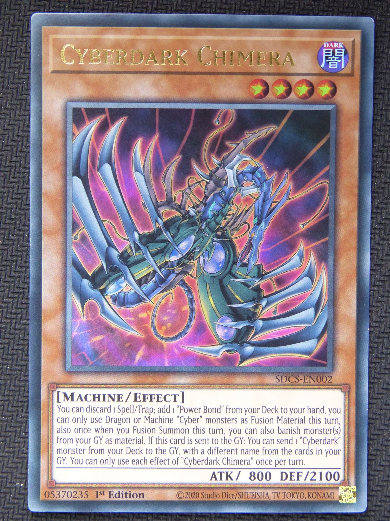 Cyberdark Chimera SDCS Ultra Rare 1st Ed - Yugioh Card #4M2