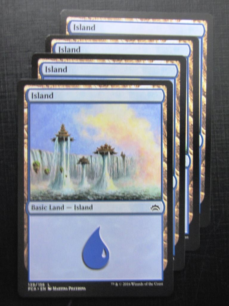 MTG Magic Cards: ISLAND 139/156 x4 # 25J29