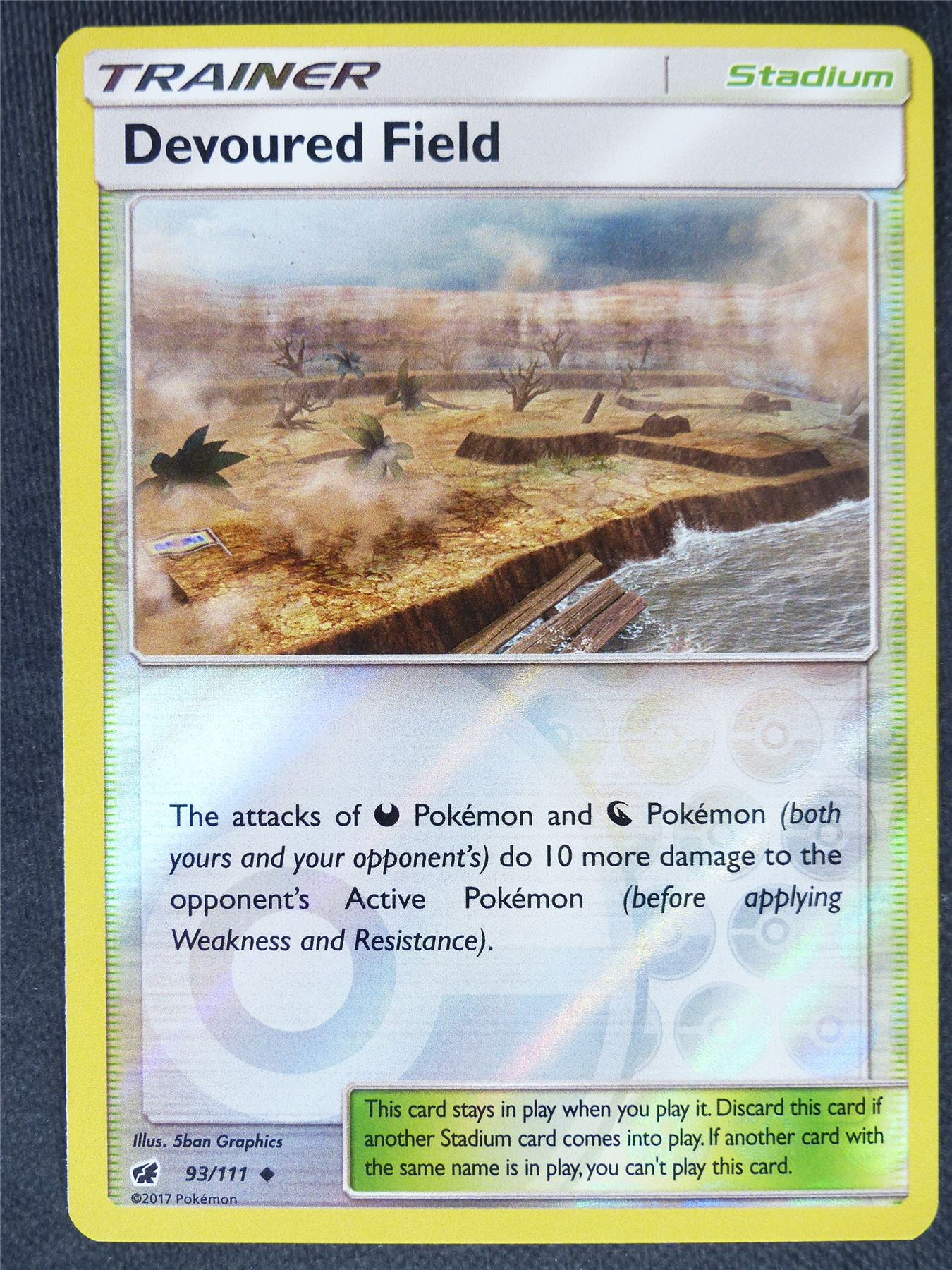 Devoured Field 93/111 Reverse Holo - Pokemon Cards #E9