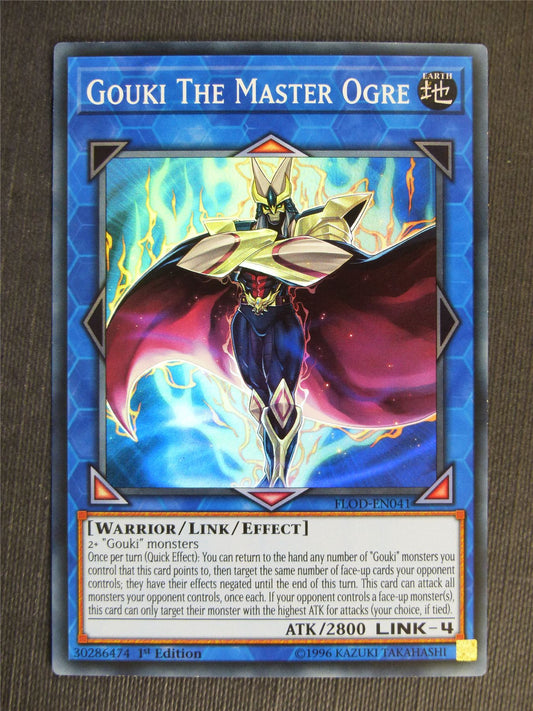 Gouki the Master Ogre FLOD Super Rare - 1st ed - Yugioh Cards #29H