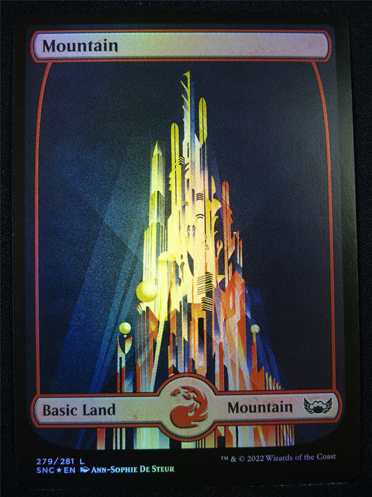 Mountain 279/281 Full Art Foil - Mtg Card #OD