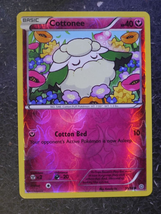 Pokemon Cards: COTTONEE 55/98 REVERSE HOLLOW # 5G23