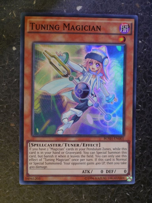 Yugioh Cards: TUNING MAGICIAN BOSH SUPER  RARE # 3B37