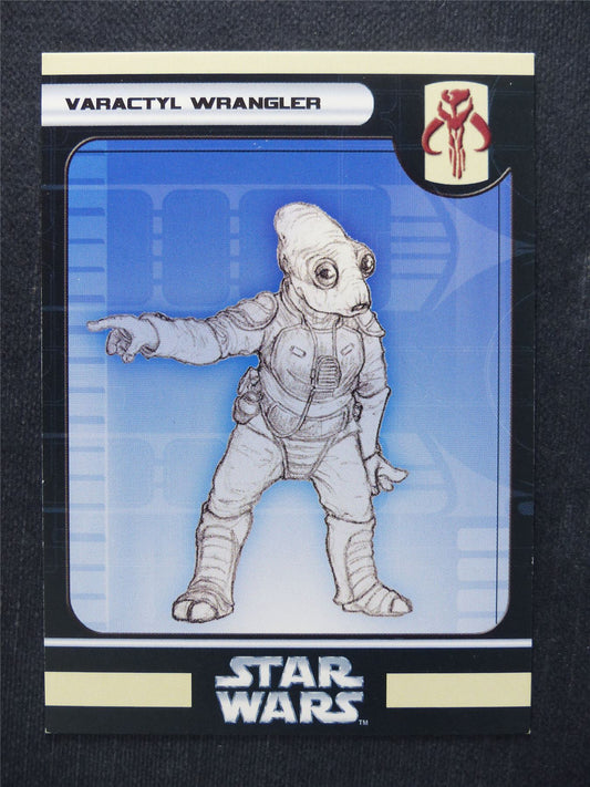 Varactyl Wrangler 60/60 - Star Wars Miniatures Spare Cards #79